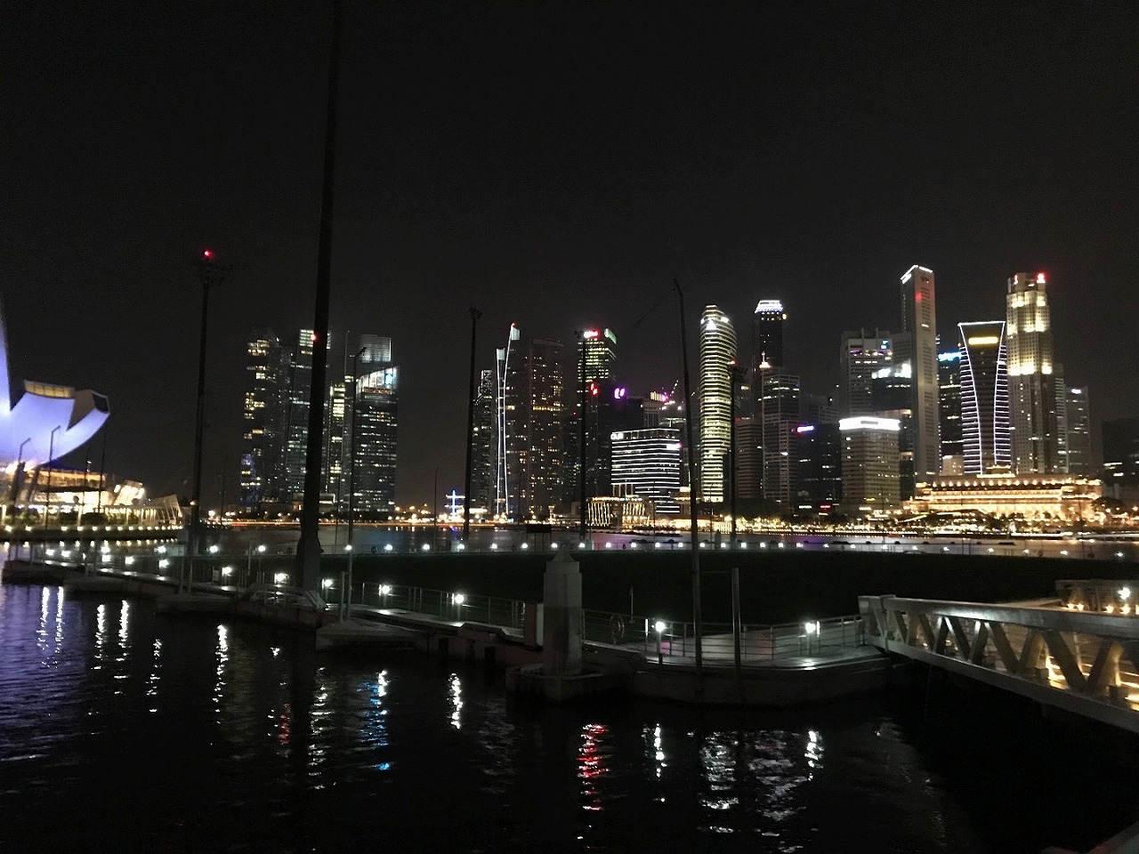 シンガポール夜